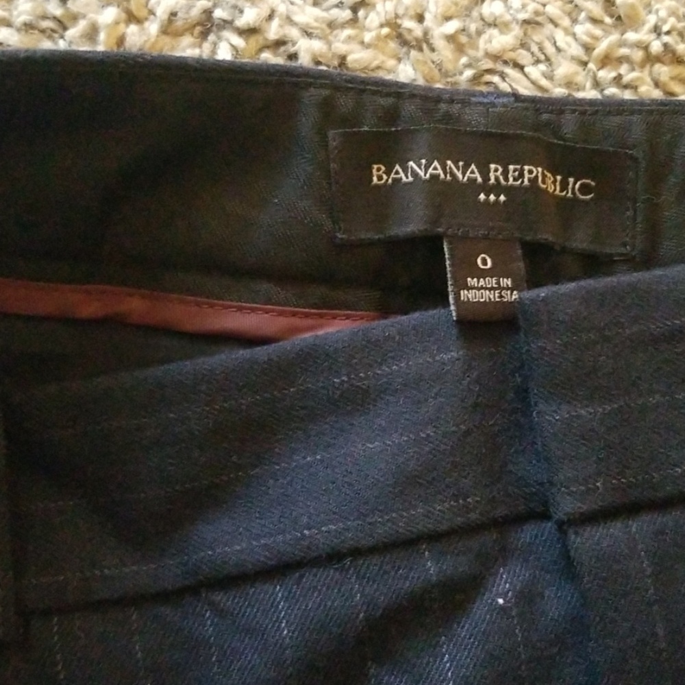 Banana Republic Reegan Nazy strip dress pant